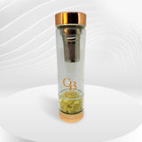Citrine Crystals Infused Water Bottle