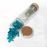 Turquoise Crystal Bottle