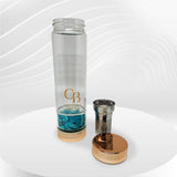 Turquoise Crystal Infused Water Bottle